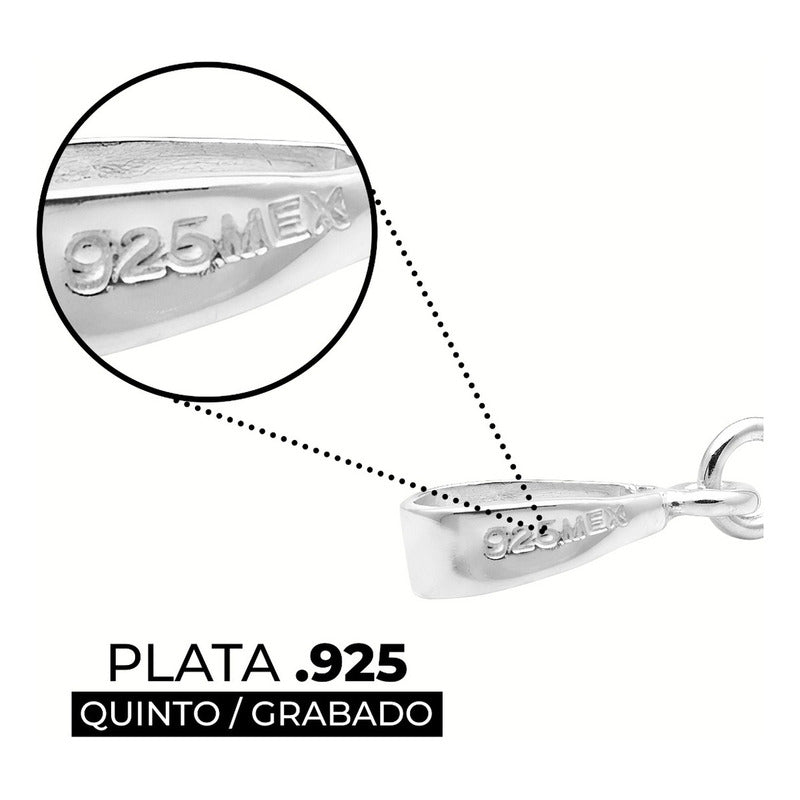 Dije Señor Misericordia Plata 925 Acabado Diamantado 4.5 Cm Plateado