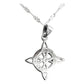 Collar Granito Cafe Nudo De Bruja Hecho En Tailandia S925