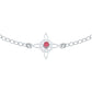 Pulsera Ajustable Nudo De Bruja Celta Zirconia Plata 925