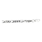 Esclava Pulsera Fígaro 3x1 Hombre Mujer Plata Ley 925 4 Mm