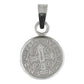 Dije Medalla San Benito Chica Plata En Pura Ley 999