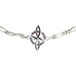 Pulsera Ajustable Nudo De Bruja Varios Colores En Plata 925