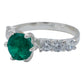 Anillo Solitario Promesa Mujer Regalo Amor Zirconia Plata925