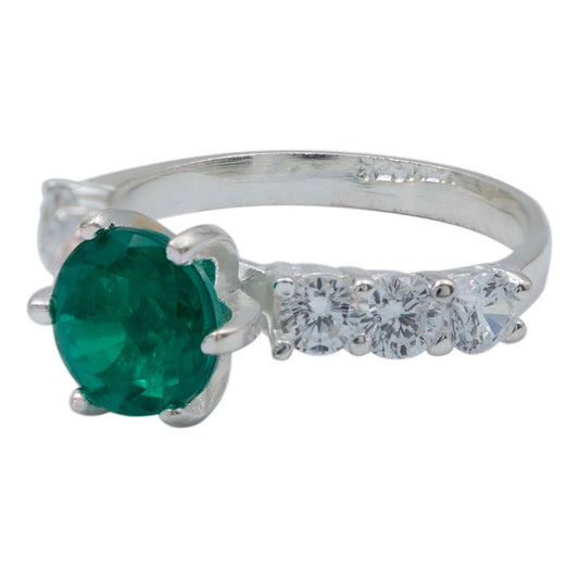 Anillo Solitario Promesa Mujer Regalo Amor Zirconia Plata925