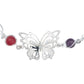 Pulsera Mariposa Primavera Piedra Natural Mujer Plata 925