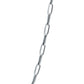 Cadena Corta Eslabón Grande Liso Mujer Plata Italy 925 45 Cm Plateado