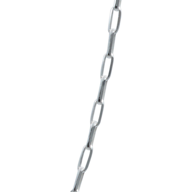 Cadena Gruesa Eslabón Grande Mujer Plata Italy 925 45 Cm