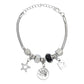 Pack 2 Pulseras Ajustable Charms Cadena Serpiente Mujer