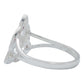 Anillo Diamntado Triqueta Celta Zirconias Plata Ley 925