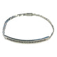 Pulsera Esclava Moderna De Placa Con Zirconias En Plata 925