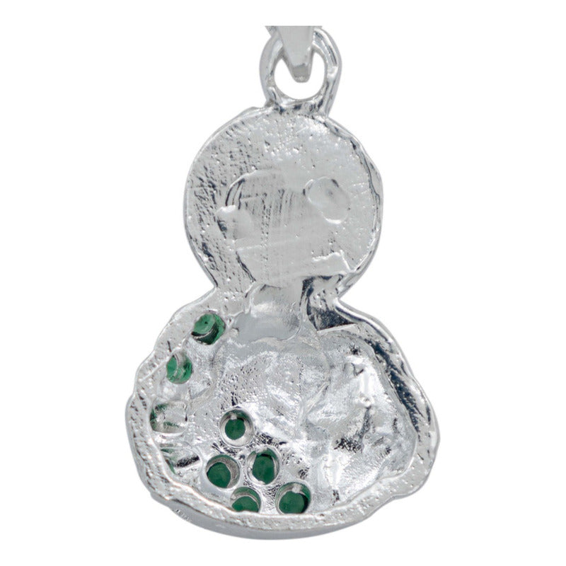 Dije Chico San Judas Torso Medio Cuerpo Zirconias Plata 925