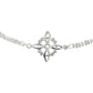 Pulsera Nudo De Bruja Diamantado 8 Zirconias Plata 925