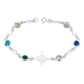 Pulsera Nudo De Bruja Celta Zirconias Mujer Regalo Plata 925