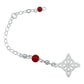 Pulsera Ajustable Nudo De Bruja Laser Bolitas Plata 925