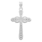 Dije Cruz Lazo Zirconias Hombre Mujer Regalo Plata 925 3.1cm
