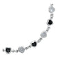 Pulsera Corazones Zirconias Amor Mujer Regalo Plata 925