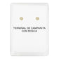 Arete Broquel Rombo Mediano Mujer Cadena Zirconia Oro 10k
