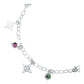 Pulsera Ajustable Nudo Bruja Ojo Turco Colgante Plata S925