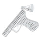 Collar Cadena Hombre Hiphop Pistola Gangster Plata 925