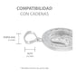 Dije Medalla Sagrado Corazón Zirconias Plata 925 1.6 Cm Blanco