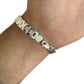 Pulsera Rolo San Judas Tadeo Esclava Plata Solida Ley S925