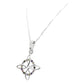 Dije Nudo Bruja Plata Solida 925 + Cadena 45 Cm Plata S925
