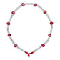 3 Piezas Pulsera Ajustable San Benito Artesanal Hecha Mano