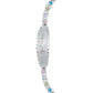 Esclava Ajustable Virgencita Guadalupe Zirconias Plata 925