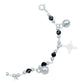 Pulsera Nudo De Bruja Ojo Turco Cascabeles Sonido Plata 925