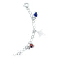 Pulsera Ajustable Nudo Bruja Ojo Turco Colgante Plata S925