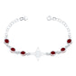 Pulsera Nudo De Bruja Celta Zirconias Mujer Regalo Plata 925