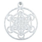 Dije Metatron Geometría Estrella Mediano Zirconia Plata 925