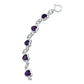 Pulsera Corazones Zirconias Amor Mujer Regalo Plata 925