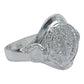 Anillo San Benito Liso Troquel Suerte Dinero Plata Ley 925