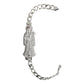 Pulsera Cuabana Santa Muerte Esclava Plata Ley 925