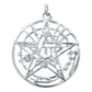 Dije Tetragramaton Pentagrama Regalo Mujer Hombre Plata 925 Plateado Alto/ancho 3.6 Cm X 2.4 Cm