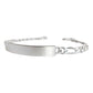 Esclava Hombre Pulsera Fígaro Plata 925 Placa Lisa 6 Mm