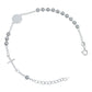 Pulsera Ajustable Mist Cruz Virgen Bola Diamantada Platas925 Plateado 6 Cm 21 Cm