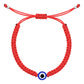 Pulsera Ajustable Hilo Rojo De Protección Con Ojo Turco Rojo