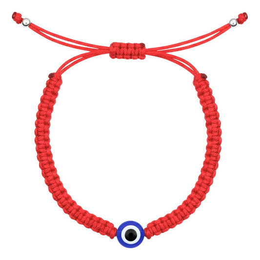 Pulsera Ajustable Hilo Rojo De Protección Con Ojo Turco Rojo
