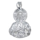 Dije Chico San Judas Torso Medio Cuerpo Zirconias Plata 925