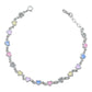 Pulsera Corazones Zirconias Amor Mujer Regalo Plata 925