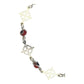 Pulsera Ajustable Nudo De Bruja Triqueta Ojo Turco Plata 925