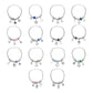 Pack 2 Pulseras Ajustable Charms Cadena Serpiente Mujer