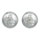 Juego De Cristal Dije Aretes Cadena Mujer Regalo Plata 925
