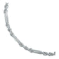 Pulsera Torsal Figaro Hombre Plata Italiana Ley S925 4 Mm