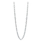Cadena Eslabón Grande Diamantado Hombre Plata Itlay925 60 Cm