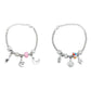 Pack 2 Pulseras Ajustable Charms Cadena Serpiente Mujer