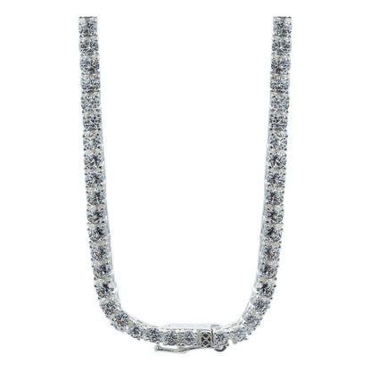 Collar Tenis Zirconia Mujer Regalo Plata 925 45cm X 3mm