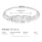 Joyaris Esclava Petatillo Placa Diamantada Plata 925 Hombre Plateado 21 Cm